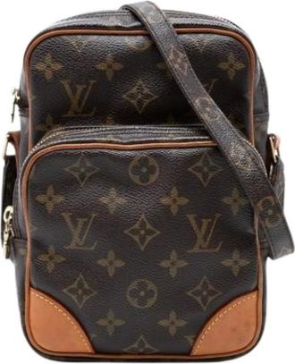 Louis Vuitton Pre-owned Cross Body Bags, female, Brown, Size: ONE SIZE Pre-owned Amazone Crossbody Bag