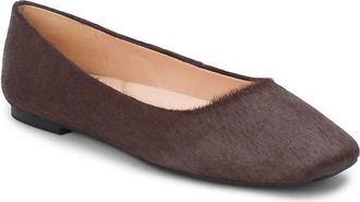 Matisse Footwear Womens Philly Cowhide Flats In Brown