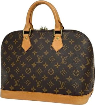 Louis Vuitton Pre-owned Handbags, female, Brown, Size: ONE SIZE Pre-owned Vintage Canvas Handbag