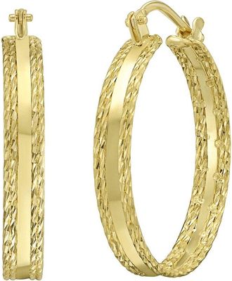Italian Gold, Inc 14K Spring Hoop Earrings