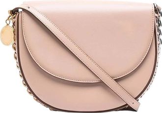 Stella McCartney Pink chain-trimmed Medium shoulder bag