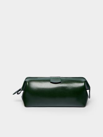 F. Hammann Leather Medium Wash Bag