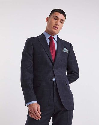 William Hunt Savile Row Flannel Suit Jacket Short