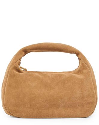 Dolce Vita Frankie Suede Moon Shaped Bag