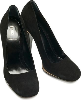 Fendi Pumps con punta tonda - Nero