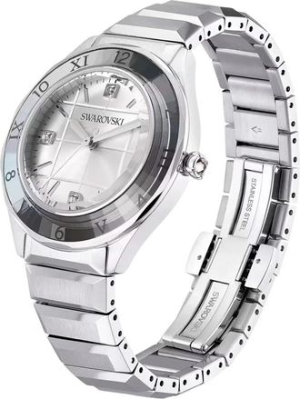 Swarovski Dameshorloge Dextera 37 mm zilver 5634648 - Dames - Horloges - Grijs - ONE Size - Accessoires