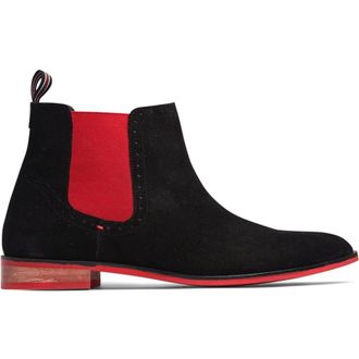 Carlos By Carlos Santana Mantra Chelsea Boot in Black Suede at Nordstrom, Size 10.5
