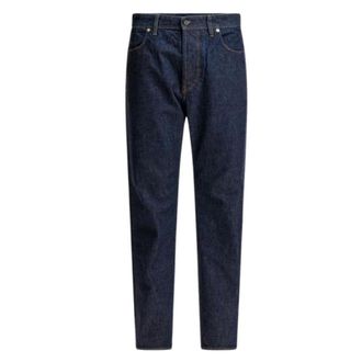 Stone Island Straight Jeans, male, Blue, Size: W33 Stone Island Trousers
