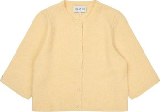Munthe Roxas Cardigan - Dames - Vesten - Geel - 2XS - Truien & Vesten