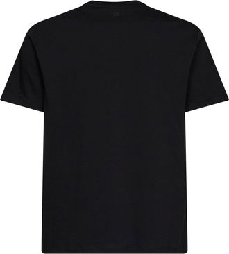 Ami Mens T-Shirt Ami De Coeur Black Cotton T-Shirts And Polos