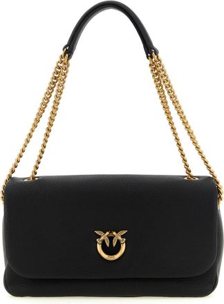 Pinko Black Love Birds Shoulder Bag