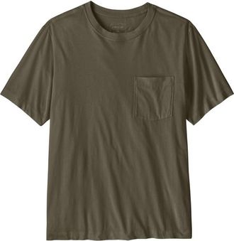 Patagonia Daily Pocket Tee T-Shirt f&uuml;r Herren | braun