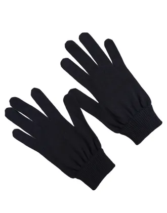 Dolce & Gabbana Cashmere Knitted Gloves - Navy