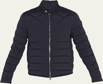 Moncler Mens Choquart Down Biker Jacket