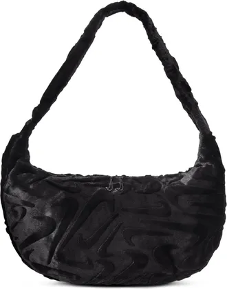 Nike Sportswear Faux Fur Slouchy Bag Black HQ7515-010