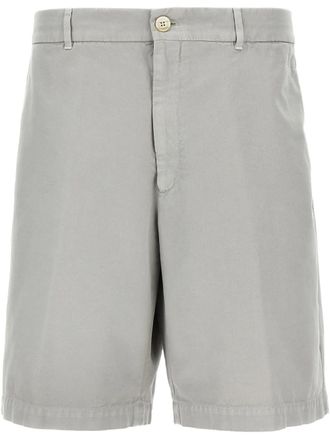 Brunello Cucinelli cotton bermuda shorts - Grey