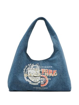 Marc Jacobs large The Sack shoulder bag - women - Cotton - One Size - Blue