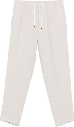 Brunello Cucinelli linen trousers - Neutrals