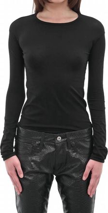 Junya Watanabe Nylon Long Sleeve Shirt In Black
