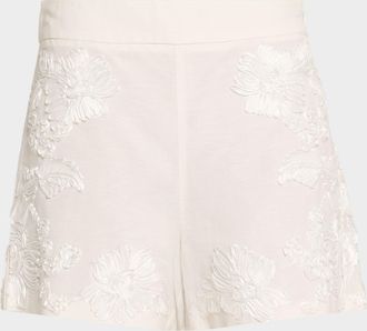 SIMKHAI Sammie Floral Shorts