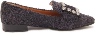 Roberto Festa Milano Boucl&egrave; Loafer Felisa Ship Nero - Dames - Loafers - Zwart - 38 EU - Schoenen