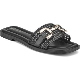 Easy Spirit Vana Bit Slide Sandal in Black at Nordstrom, Size 5.5