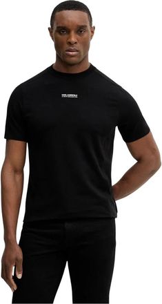 Karl Lagerfeld T-shirt - Heren - T-shirts - Zwart - 3XL - Katoen - Tops