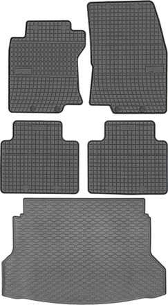 OEM Nissan X-trail T32 Suv De 09.2017 A 12.2021 Set - Alfombrillas De Goma Para Coche + Alfombrilla Para Maletero