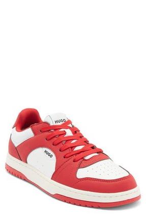BOSS Hadrain Tenn Sneaker in Open Red at Nordstrom Rack, Size 7Us / 6Uk