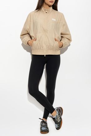 Emporio Armani Lightweight Jacket With A Stand-up Collar, Womens, Beige