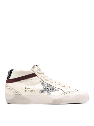 Golden Goose Mid Star Leather Sneakers