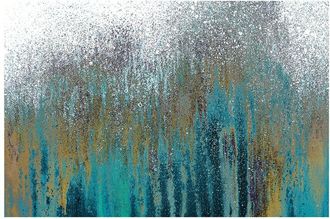 iCanvas Teal Woods By Roberto Gonzalez Wall Art