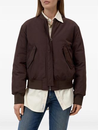 Closed Recycled Polyester Bomber Jacket - Brown