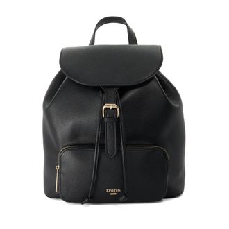 Dune London Womens Accessories Drifters - Buckle-Detail Backpack - Black - One Size