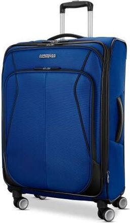 American Tourister 4 KIX 3.0 Softside 24 Checked Spinner in Sapphire Blue at Nordstrom