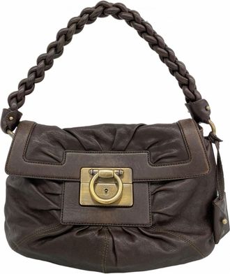 Ferragamo Leather Shoulder Bag (Pre-Owned)