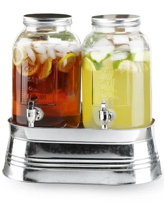Style Setter Dnu Style Setter Classic Farmhouse Set Of 2 Beverage Dispensers