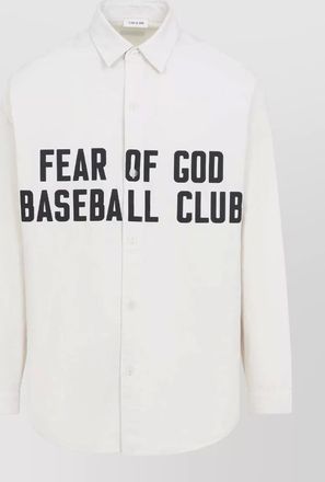 Fear of God printed long sleeve shirt button down collar