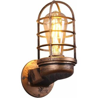 OEM Applique Murale - Cage Metallique - E27 - Interior - Salon Chambre Couloir Porche Escalier - 1 Unidad
