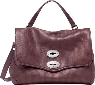 Zanellato 70960 Small - Dames - Handtassen - Rood - ONE Size - Leer - Tassen