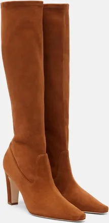 Manolo Blahnik Pavisco suede knee-high boots