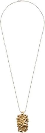 Isabel Marant Rechthoekige Hanger Ketting - Dames - Kettingen - Geel - ONE Size - Accessoires