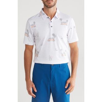 Travis Mathew Four Wheeling Polo in White at Nordstrom Rack, Size Xx-Large
