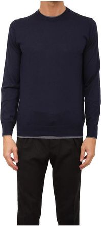Paolo Pecora Blauw Crew Neck Shirt - Heren - Sweatshirts - Blauw - 2XL - Hoodies & sweatvesten