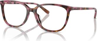 Michael Kors 55mm Rectangle optical glasses in Brown at Nordstrom