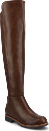 Journee Collection Womens Morrigan Stretch Over-the-Knee Casual Boots