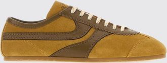 Dries Van Noten Sneakers basse bicolori in pelle liscia e camoscio
