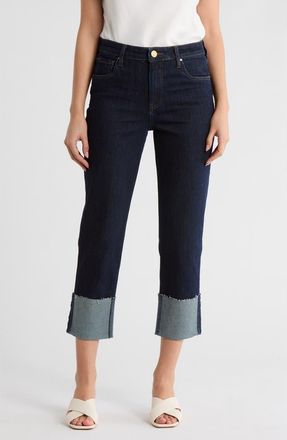 Kut from the Kloth Reese High Waist Crop Slim Straight Leg Jeans in Instrumental at Nordstrom Rack, Size 18 (Similar To 14W)