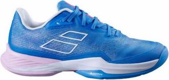 Babolat Womens Jet Mach 3 Outdoor Shoes In French Blue