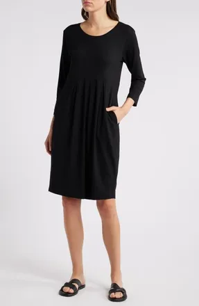 Masai Noma Long Sleeve Jersey Dress in Black at Nordstrom, Size X-Small